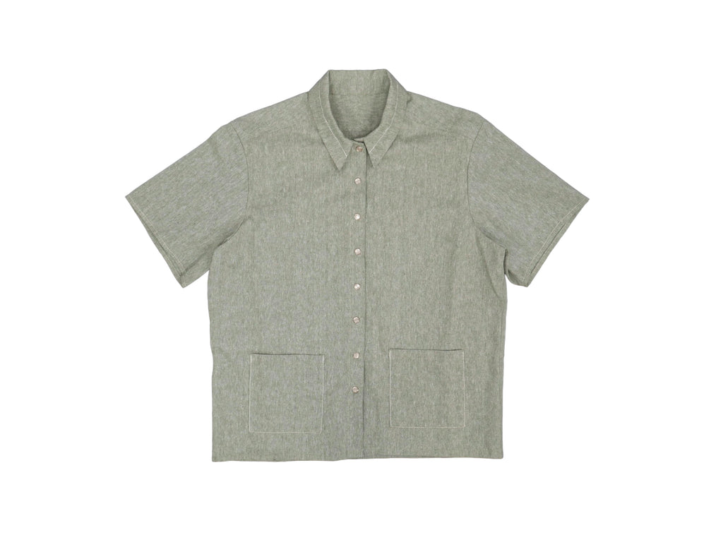 Sage Button Up